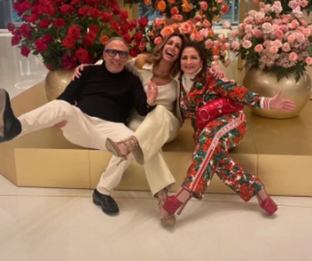 Lili Estefan celebró el cumpleaños de su tío en Las Vegas (Foto: Lili Estefan / Instagram)