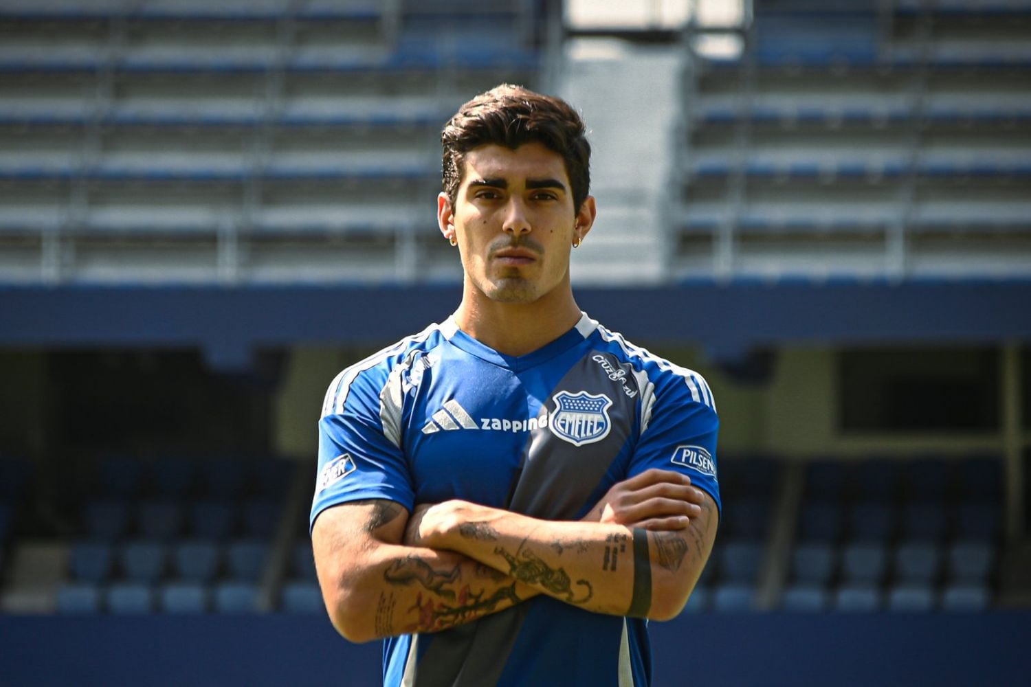 Fonchi Barco firmó por un año con Emelec de Ecuador. Jugó junto a Christian Cueva. (Foto: Emelec)