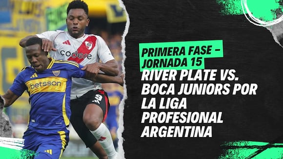 River Plate vs Boca Juniors por el Superclásico argentino