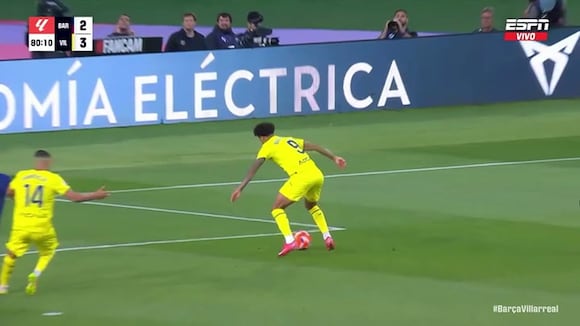 Tajon Buchanan puso el 2-3 del Barcelona vs Villarreal. (Video: ESPN)
